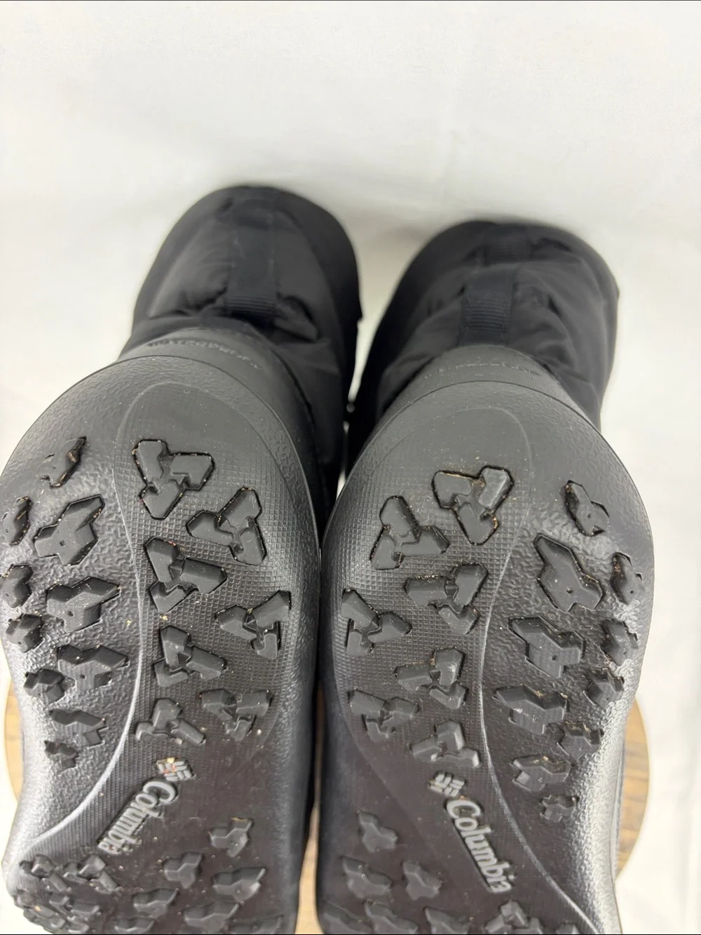 Columbia Womens Minx Slip IV Black Omni-heat Insulated Winter Puffer Boots, 11